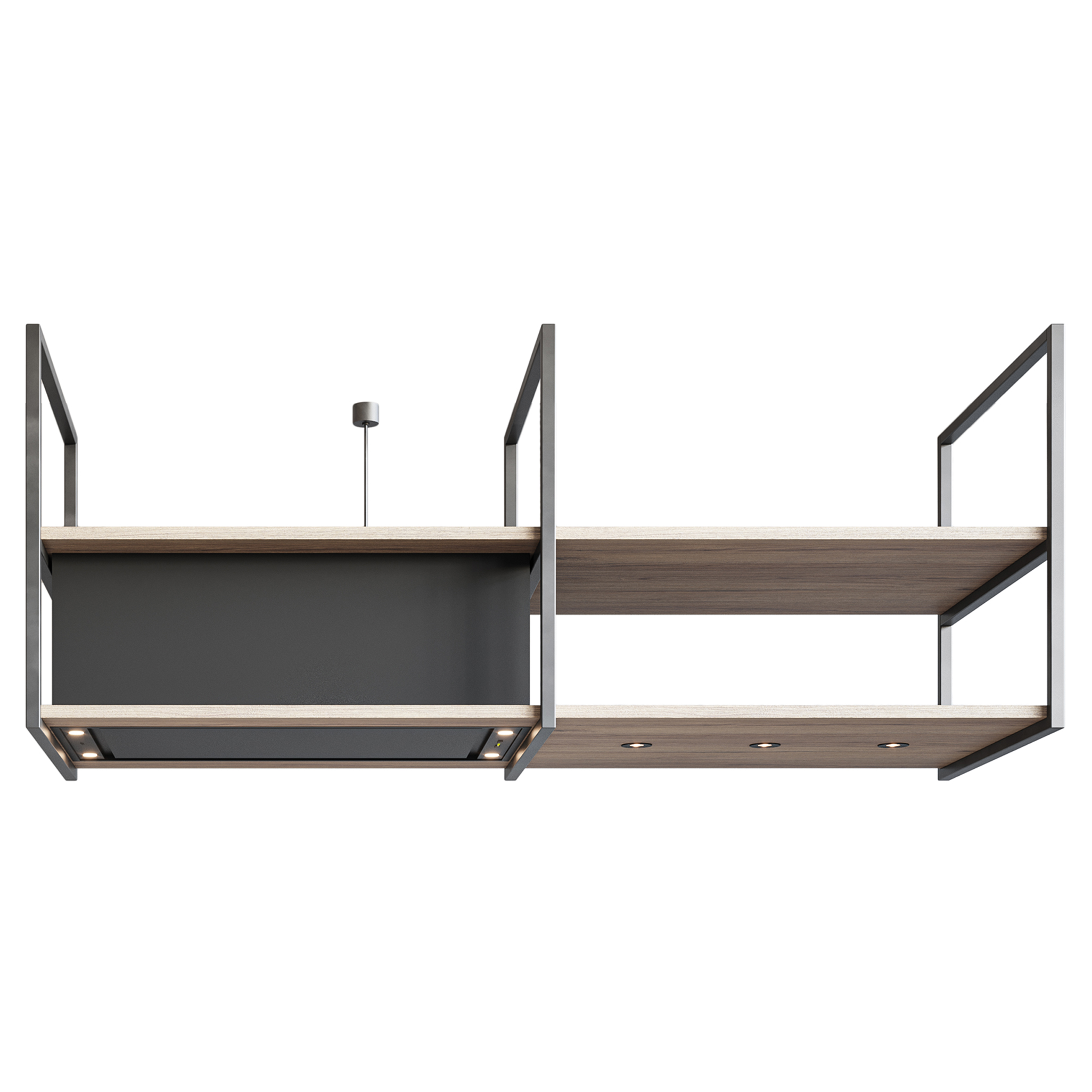  Cappa a isola Novy Pureline Frame   